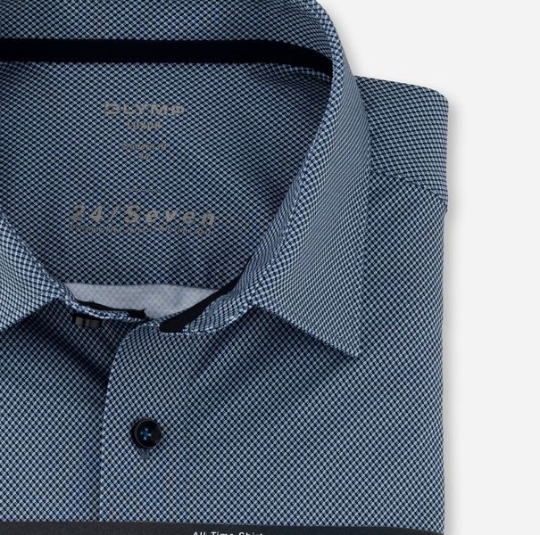 Olymp Luxor Modern fit : chemise - bleu (18)