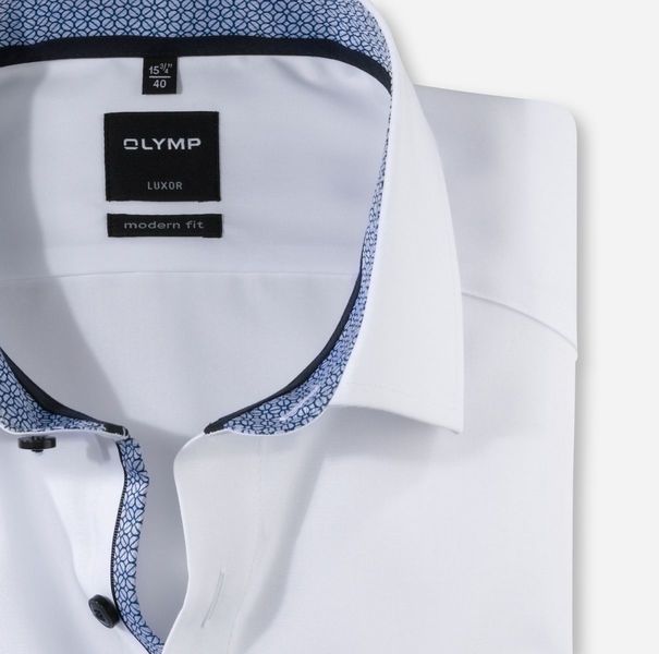 Olymp Modern Fit: shirt - white (00)