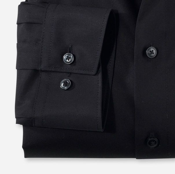 Olymp Comfort Fit : chemise - noir (68)