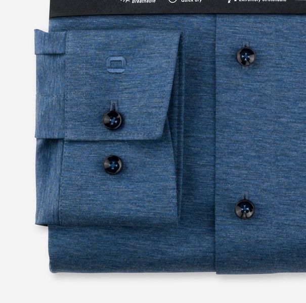 Olymp Modern Fit: long sleeve shirt - blue (13)
