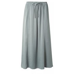 Yaya Satin skirt elastic waist - blue (65804)