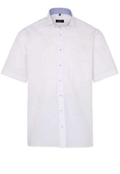 Eterna Comfort Fit: short sleeve shirt - white (00)