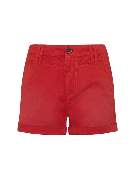 Balboa Short Jean Pepe Jeans en coloris Rouge Femme Vêtements Shorts Shorts fluides/cargo 