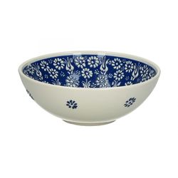 Pomax Bowl (Ø20x8cm) - white/blue (BLU)