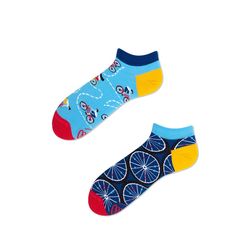 Many Mornings Socks THE BICYCLES - red/blue (00)