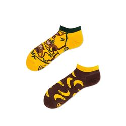 Many Mornings Socks MONKEY BUSINESS - yellow/brown (00)