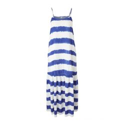 Q/S designed by Maxi dress with batik pattern - blue (56A6)