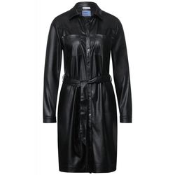 Street One Robe en cuir - noir (10001)