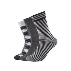 s.Oliver Red Label Socken mit Muster (3 Paar) - grau (9999)