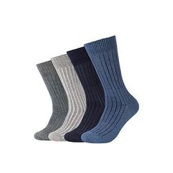 s.Oliver Red Label Basic-Socken (4 Paar) - grau/blau (5800)