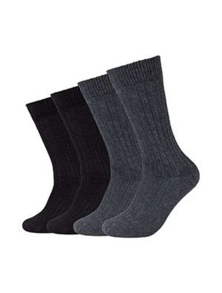 s.Oliver Red Label Basic-Socken (4 Paar) - schwarz/grau (9800)