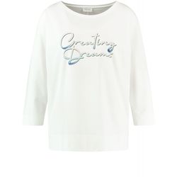 Gerry Weber Collection 3/4 sleeve shirt with lettering - white (99700)