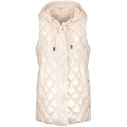 Gerry Weber Collection Long quilted vest - beige (90521)