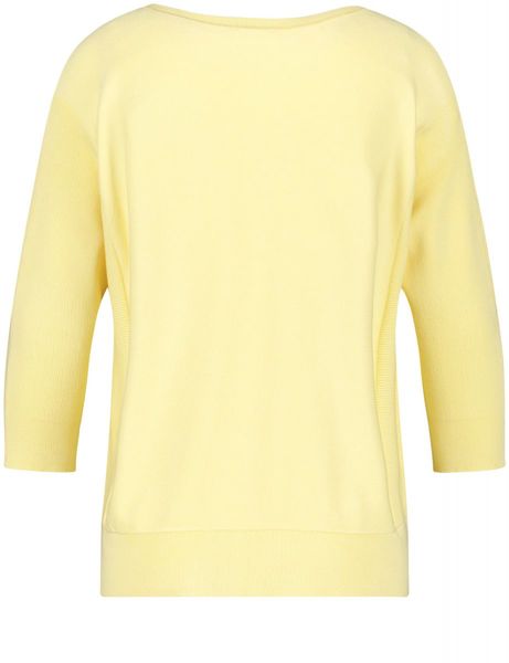 Gerry Weber Collection Pull-over en maille structurée - jaune (40207)