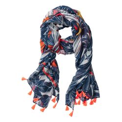 Betty Barclay Summer scarf - blue/red (8844)