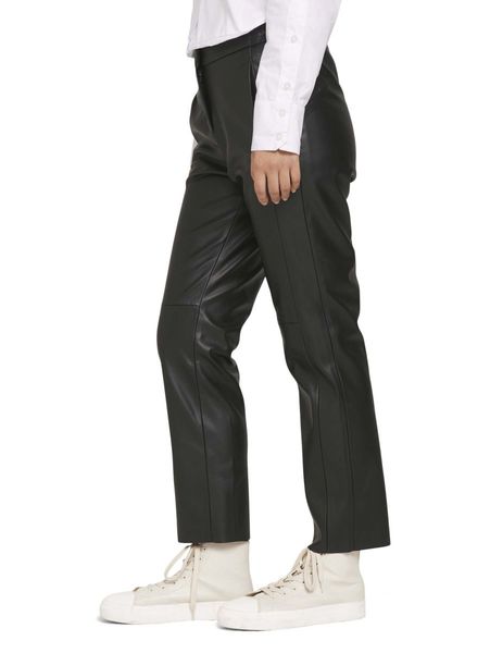 Tom Tailor Pantalon en simili-cuir - noir (14482)