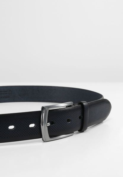 Lloyd Leather belt with metal buckle - blue (12)
