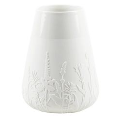 Räder Vase BLUMENWIESE (Ø13x18cm) - weiß (NC)
