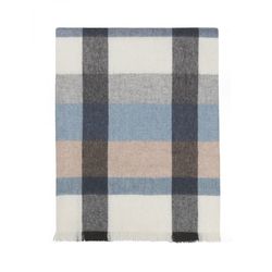 Elvang Blanket INTERSECTION (130x190cm) - gray/blue/beige (00)
