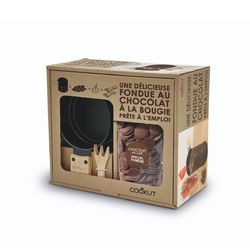 Cookut Chocolate fondue with candle - black/brown (00)