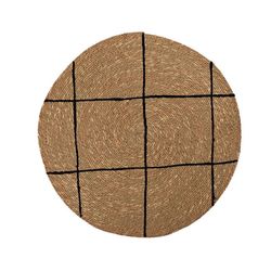 Lifestyle Home Collection Placemat ZYAN (Ø35cm) - black/brown (00)