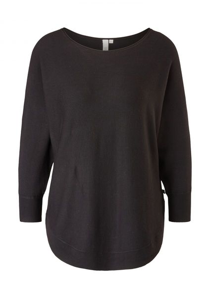 Q/S designed by Sweater with bat sleeves - black (9999)