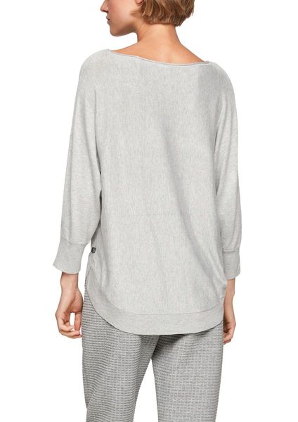 Q/S designed by Sweater with bat sleeves - gray (9400)