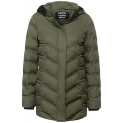 Cecil Hooded coat - green (12936)