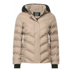 Cecil Outdoor jacket with hood - beige (12949)