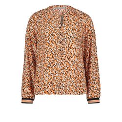 Betty & Co Slip blouse with print - orange/white (3811)