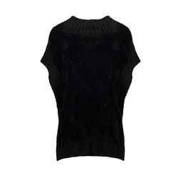 Molly Bracken Slip on Fuzzy jumper  - black (BLACK)