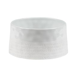 Räder Poesie Bowl (D 14cm, H 7cm) - white (0)
