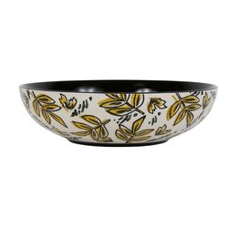 SEMA Design Salad bowl SOLOR (Ø26x8cm) - white/black/yellow (2)