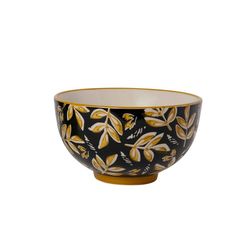 SEMA Design Bowl SOLOR (Ø11,5x6,5cm) - black/yellow (4)