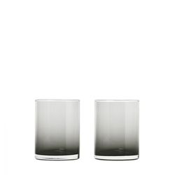 Blomus Lot de 2 verres à eau (Ø7x9cm) - Mera - gris (00)