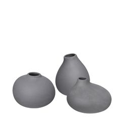 Blomus Vase set - Nona - gray (00)