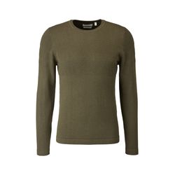 s.Oliver Red Label Wool sweater with structure - green (7945)