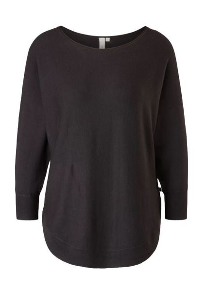 Q/S designed by Sweater with bat sleeves - black (9999)