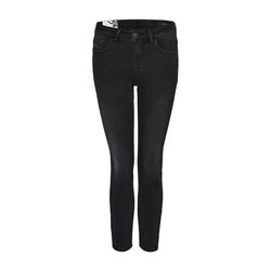 Opus Slim fit: jeans - Evita zip - black (7419)