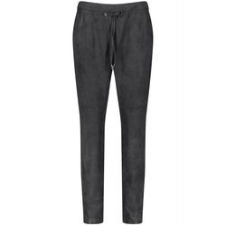 Gerry Weber Collection Jog pants with velour touch - gray (20465)