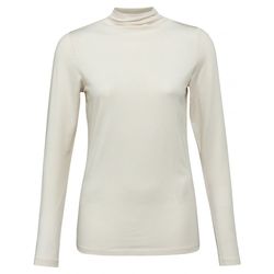 Yaya Long-sleeved top with turtleneck - beige (30003)