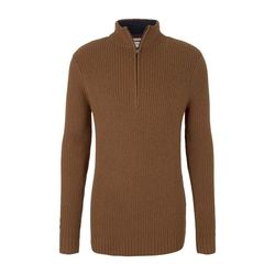 Tom Tailor Troyer Pullover - braun (24136)
