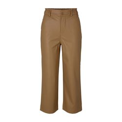 Tom Tailor Denim Culotte en simili-cuir - beige (27474)