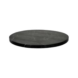 Pomax Dessus de table CARRARA (Ø45x1,5cm) - noir (BLA)