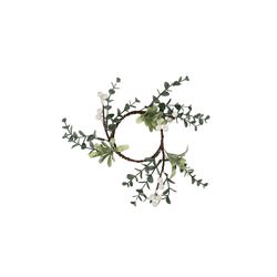 Pomax Candle wreath - green (WHI)