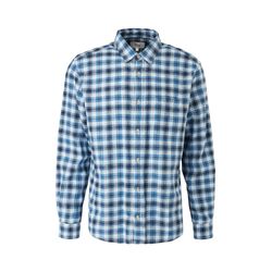 s.Oliver Red Label Regular : chemise légère à carreaux - blue (53N8)