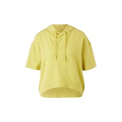 s.Oliver Red Label Hoodie with shortened front hem - yellow (1504)