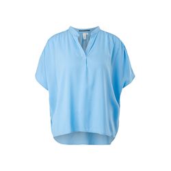 Q/S designed by Viscose tunic blouse - blue (5330)
