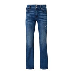 Q/S designed by Slim: Flared leg-Jeans - Reena - blau (57Z7)