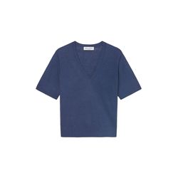 Marc O'Polo Short sleeve fine knit sweater - blue (877)